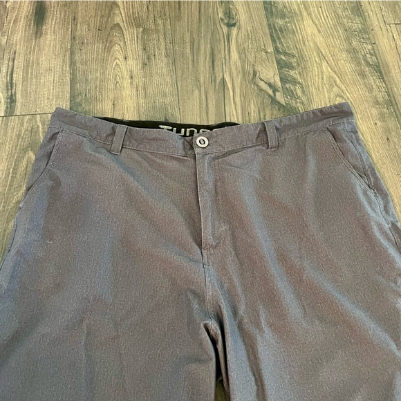 Tunaskin Mens Dark Gray Charcoal Boardshorts Size 40 - Picture 3 of 6